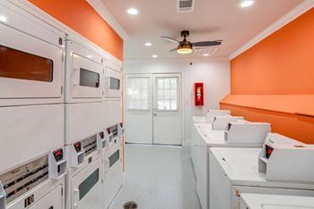 Modern Laundry Room at The Reserve at City Center North, Texas, 77043